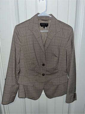 Jones New York Beige Stretch Blazer